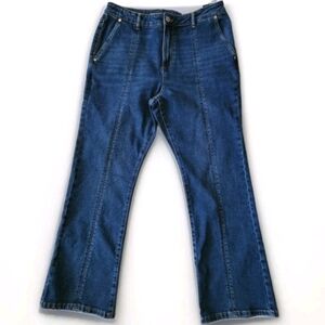 MICHAEL KORS Selma Boot cut Jeans High Rise Womens Size 14 Blue